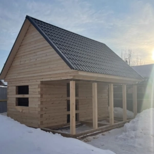 Баня 6х6 из бруса 150х100. Б-40